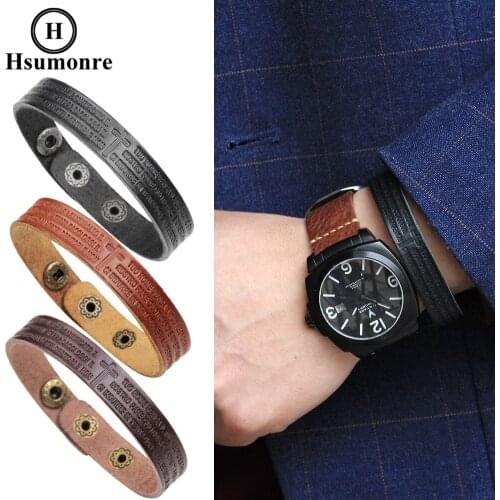 Hsumonre Leather Bracelets