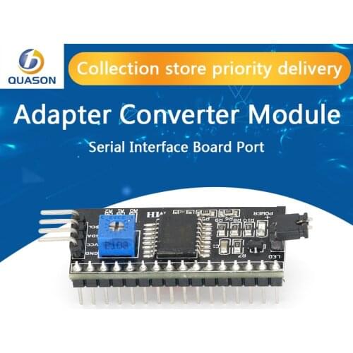 IIC I2C TWI SPI Serial Interface Board Port 1602 2004 LCD LCD1602 Adapter Plate LCD Adapter Converter Module PCF8574