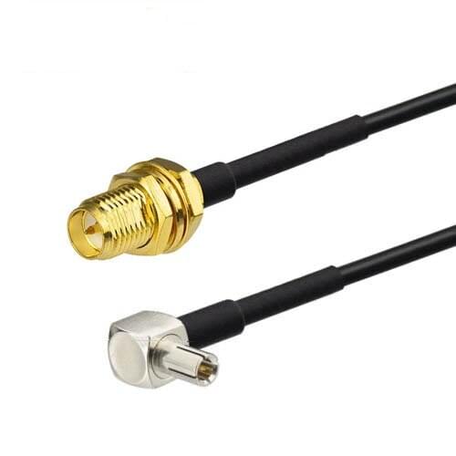 TS9 Male To RP-SMA Female RF Pigtail Cable RG174 20CM 8"
