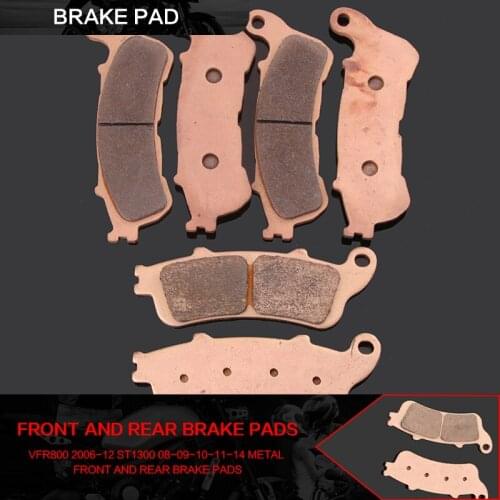Motorcycle Front Rear Brake Pads Honda Varadero XL1000 VFR800 Interceptor CBR1100XX Blackbird ST1100 ST1300 Goldwing GL 1800 F6B