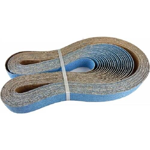 New 10pcs 2100*50mm Zirconia PZ533 Abrasive Sanding Belts Knife Sharpener Tool 40# 60# on Metal belt