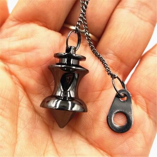 Copper meatl pendulum pendant Dowsing Healing Pyramid spiritual pendule Healing pendulums for dowsing Charms Chakra Amulet