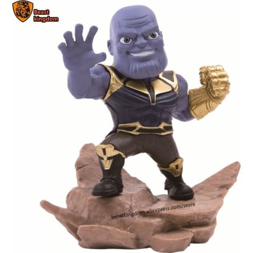 Beast kingdom Marvel Thanos mini egg Attack Series garage Garage Kits Model Kits Collecting gift toys