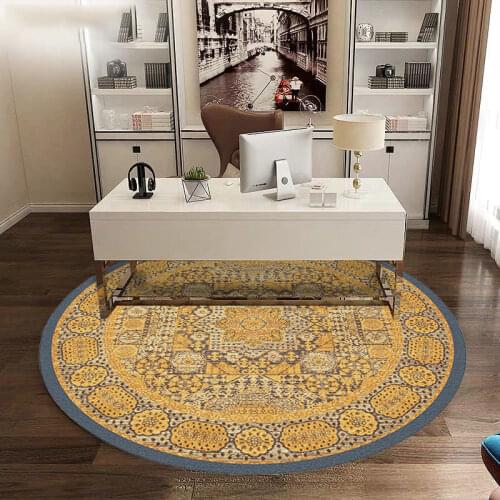 New Arrive American Carpet Living Room Sofa Coffee Table Mat Round Bedroom Room Study Room Full Bed Blanket Household Floor Mat