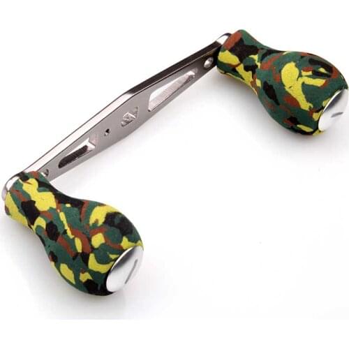 2018 KAWA New Fishing Reel Handle with EVA Knobs for Abu and Daiwa Reel Hole size 8*5mm High Quality Fishing Tackle Accessory