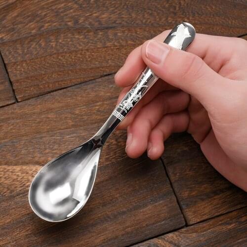 Silver spoon. Silver cutlery. The purity of silver is 99.9%, 39G
