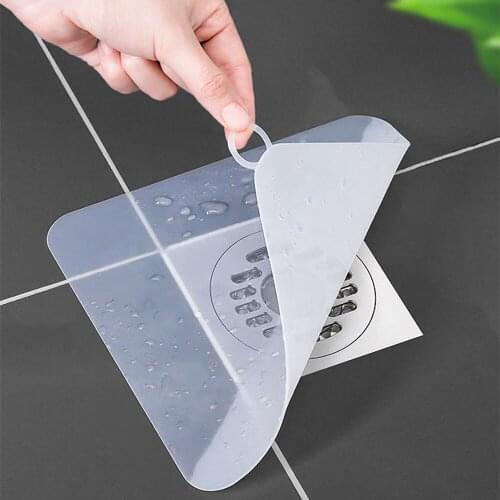 Sink Floor Drain Cover Anti Clogging Silicone Filter Screen Household Floor Drain Pad Tool for Kitchen Bathroom Sink Accessories