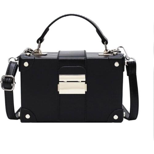 Box Bag Women Handbags Lady Black Bag Crossbody Messenger Bag Messenger Bags Clutch for Woman