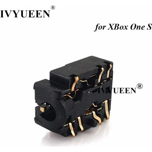 IVYUEEN for Microsoft XBox One S Slim Controller Headset Connect Port Socket Headphone Earphone Connector 3.5mm Jack Plug Port