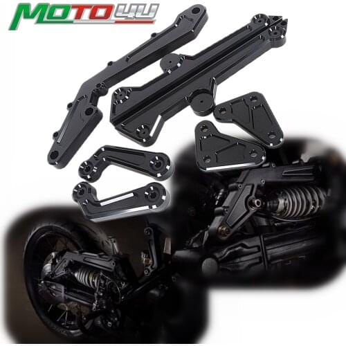 For BMW K100 K 100 7075 Aluminum Rear Swing Arm Rocker Bracket Motorcycle Accessories Full Set
