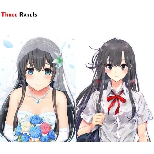 Three Ratels A58 Yukinoshita Yukino Yahari Ore No Seishun Lovecome Wa Machigatteiru Vinyl Automobiles & Motorcycle Sticker Decal