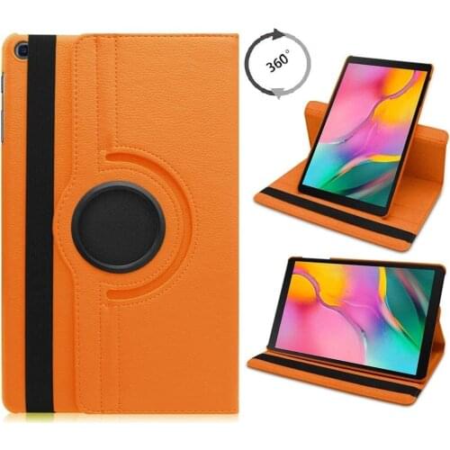 360 Rotating Case for Samsung Galaxy Tab A 10.1 2019 T510 T515 Stand PU Leather Cover for SM-T510 SM-T515 10.1inch case+film+pen