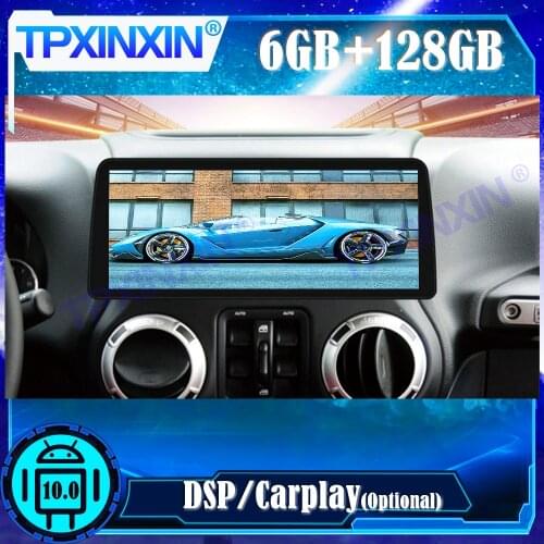 Android 10.0 6+128G For Jeep Wranler 2011-2017 Car Multimedia Player Stereo Recorder GPS Navi Auto Radio Head Unit DSP Carplay