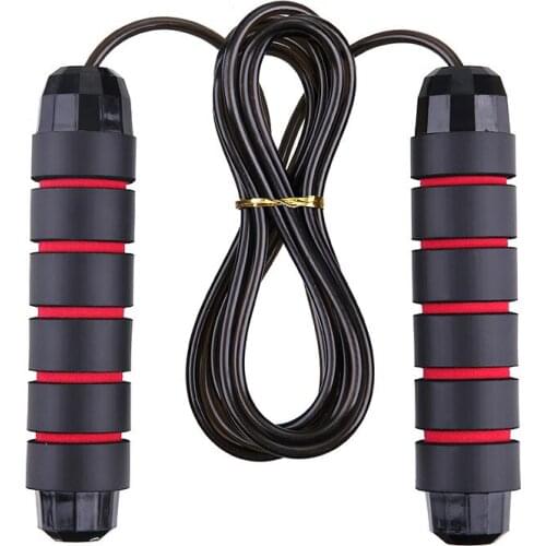 Tangle-Free with Ball Bearings Rapid Speed Jump Rope Crossfit Excercise and Fitness Workout Equipments Skipping
