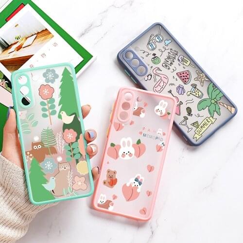 Case for Samsung S21 Ultra Case S20 FE Plus Hard PC Funda Samsung A51 A32 A52 A12 A50 A70 A71 A21S A31 Creative Painted Cover