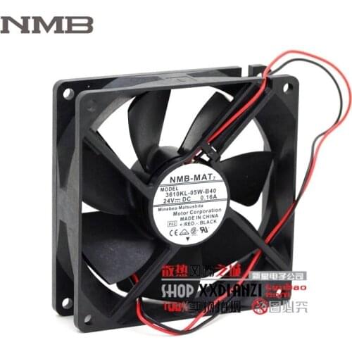 For NMB 7 3610KL-05W-B40 9225 9CM 24V 0.16a dual ball bearing fan drive