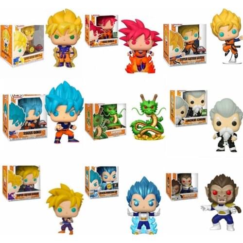 Funko Shenron Great Ape Vegeta Beerus Action Figure Collection Limited Edition Model Toys for Children Birthday Gift