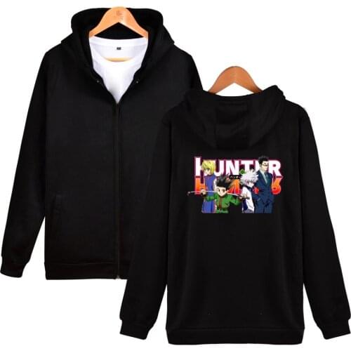 Hunter X Hunter Hoodies High Quality zipperHoodie Sweatshirt Men Women Streetwear Autumn Tracksuit Jacket Coat Fashion Anime