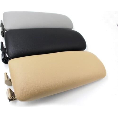 CNWAGNER Black Beige Gray Armrest Center Console Lid Cover For Audi A4 B6 B7 A4L 02-07
