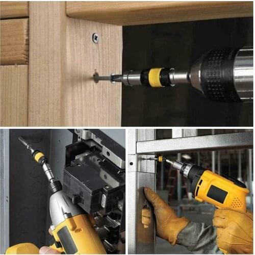 1PC Magnetic Screw Drill Tip Adjustable Change Pivot Screwdriver Bit Holder With Locking Pivot And Quick Swivel Hex Bit Holder