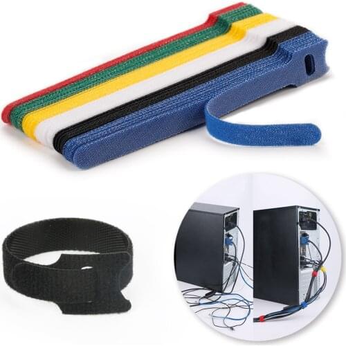 Reusable ties Hook and loop fastener Tape Nylon velcros Cable Ties velcros Strap wire
