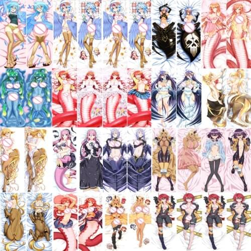 Mxdfafa Japanese Anime Monster Musume no Iru Nichijou Dakimakura Sexy Hugging Body Pillow Cover Otaku Decorative Pillowcases