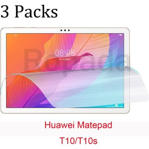 3 Packs soft PET screen protector for Huawei Matepad T10 T10s T 10 10S protective tablet film