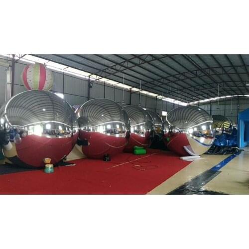 2.5m Diameter Pvc Inflatable Mirror Ball for Event Christmas Decoration Ball