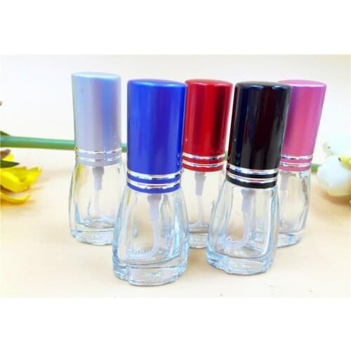 The New Shaped Transparent Glass Perfume Bottle 5ML Spray Bottle 100PCS/LOT