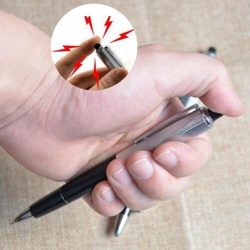 Novelty Utility Safety Electric Shock Pen Funny Joke Prank Trick Anti-stress Toy
