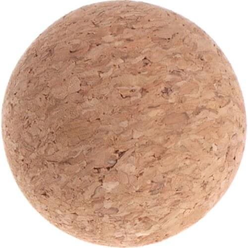 OOTDTY 1pc 36mm Cork Solid Wood Foosball Table Soccer Ball Football Baby Foot Fussball