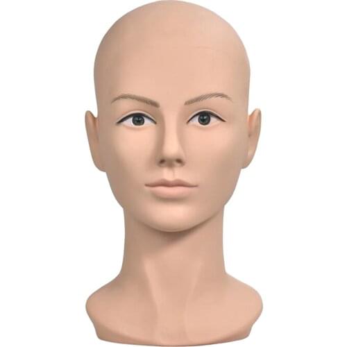 Professional PVC Women Mannequin Manikin Head For Making Display Wigs Hats