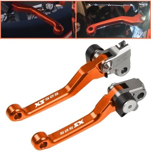FOR 525SX 2005 2006 2007 Motorcycle Dirt Bike Brake Clutch Levers Motorcross CNC Aluninum handle levers 525 SX sx 2005-2007