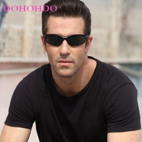 DOHOHDO New Fashion Outdoor Sport Sunglasses Men Polarized Fishing UV400 Sun Glasses Gafas De Sol Driving Night Vision Sunglass