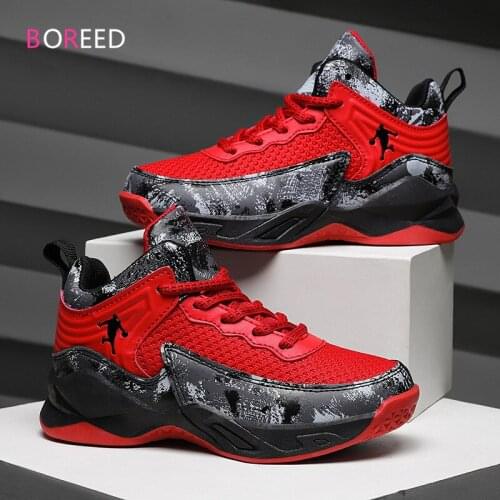 2021 Summer Sneakers Children Basketball Shoes For Boys Sneakers Non-slip New Kids Shoes Boys Sport Shoes Child Chaussure Enfant