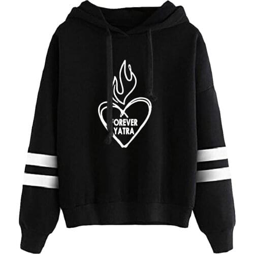 2021 Sebastian Yatra Hoodie Unisex Pocketless Sleeve Women Mens Sweatshirt Harajuku Streetwear Pop Singer Clothes