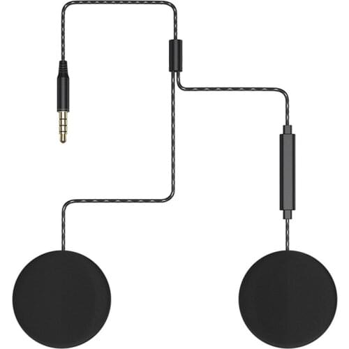 3.5mm Microphone Speaker Headset V4/V6 Interphone Headphone Universal 1.2m Headset Helmet Intercom Clip Plastic for Motorcycle