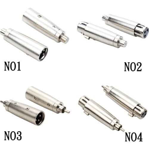 3Pin XLR Female to RCA Male AV male Plug Audio Cable RCA Female to 3pin male Cord Microphone Adapter Audio Converter Adaptor