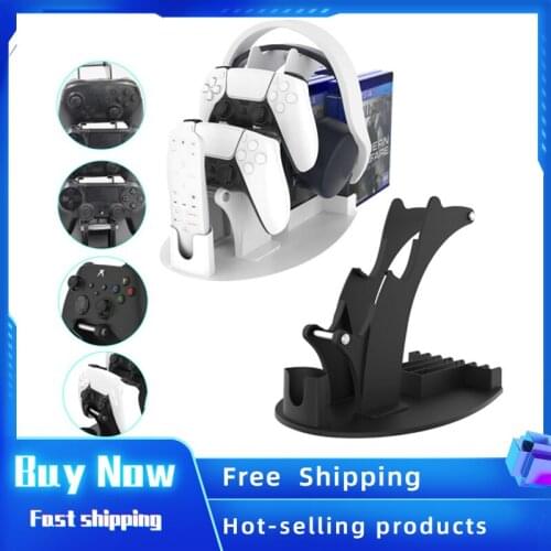 3 in 1 Dual Game Controller Headset Bracket Desktop Display Base Bracket For ps5 PS4 Xbox Series X One