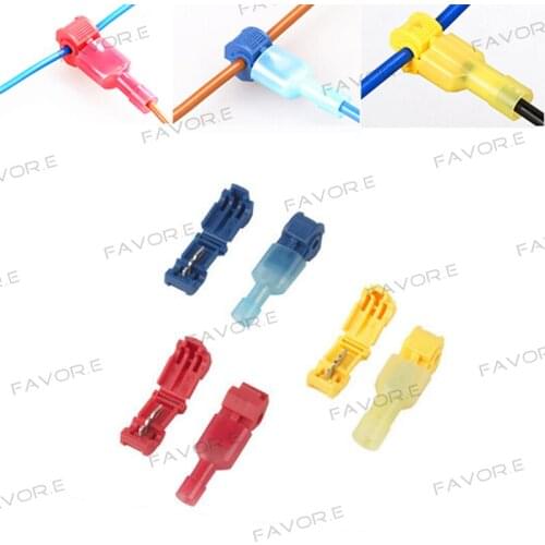 30PCS(15set) Wire Cable Connectors Terminals Crimp Scotch Lock Quick Splice Electrical Car Audio 22-10AWG 0.5mm-6mm Kit Tool Set