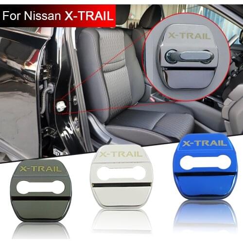 4pcs 3D stainless steel Car door protection cover car accessories interior for nissan x trail t30 t31 t32 X-TRAIL Car sticker