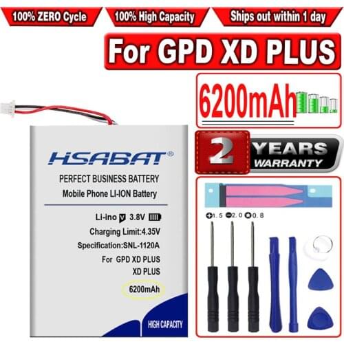HSABAT 6200mAh High Capacity Battery for GPD XD Plus XDPlus