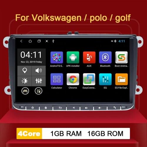 2 Din Android 10 Car Radio For VW Passat B6 amarok volkswagen Skoda Octavia 2 superbseat leon golf 5 6 Multimedia GPS Navigation