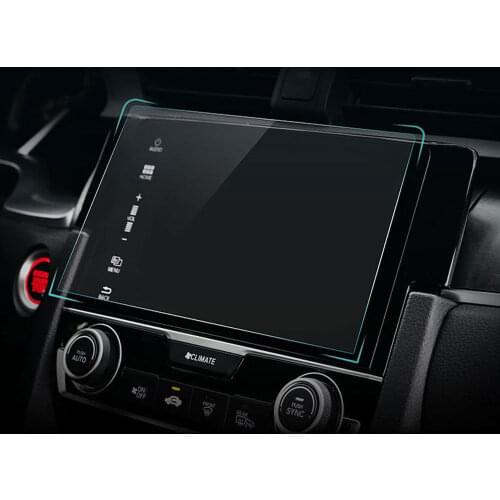Car GPS Navigation System Tempering Glass Screen Protector Film Sticker For Honda Civic 2016-2017