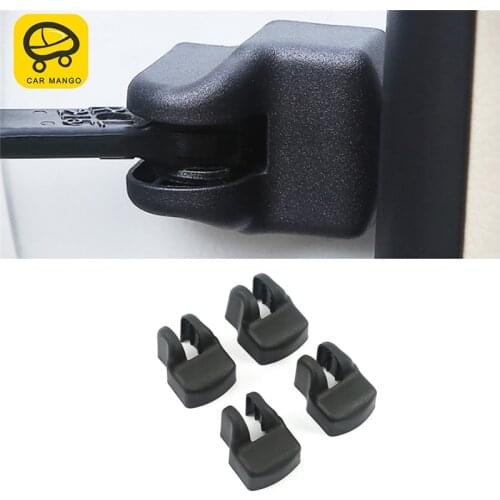 CARMANGO Car Door Lock Cover Arm Check Checker Buckle Stopper Catch Case Hinge Cap for Toyota Land Cruiser 200 2016-2018