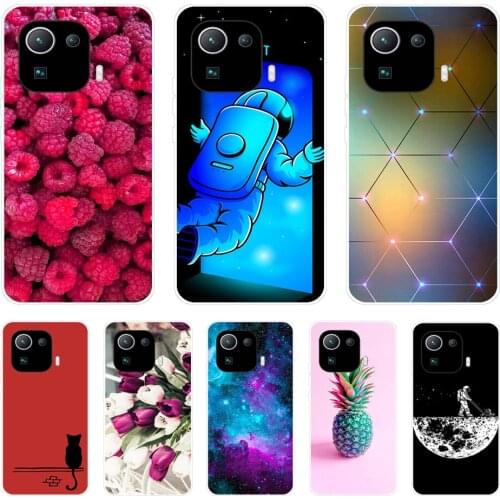 For xiaomi Mi 11 | Mi 11 Lite 5G | Mi 11i | Mi11 Lite 4G Case Back Cover For Xiomi Mi11pro Phone Case Protective Coque Bumper