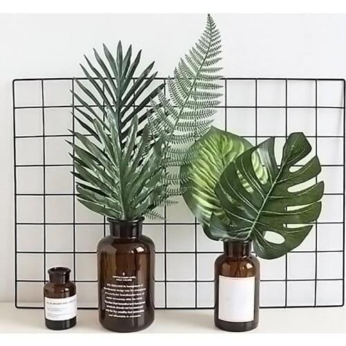 1Pcs Artificial Plants Simulation Of Pine Branches And Leaves Beauty Blogger Photo PropsParty Decor Home Garden Fake Leaves
