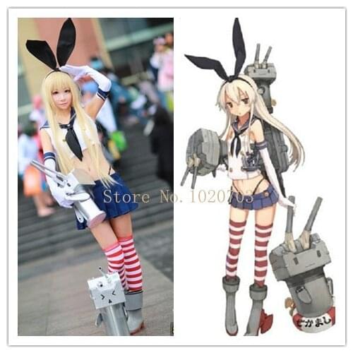 Kantai Collection Shimakaze kanmusu Cosplay Costume