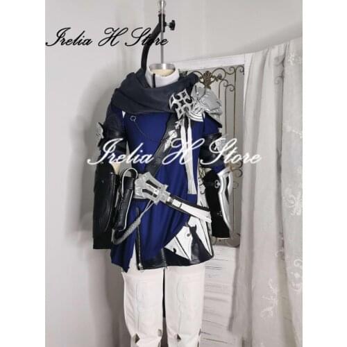 Custom made FF14 Cosplays Final Fantasy XIV 5.0 Alphinaud Leveilleur Cosplay Costume book props Full set