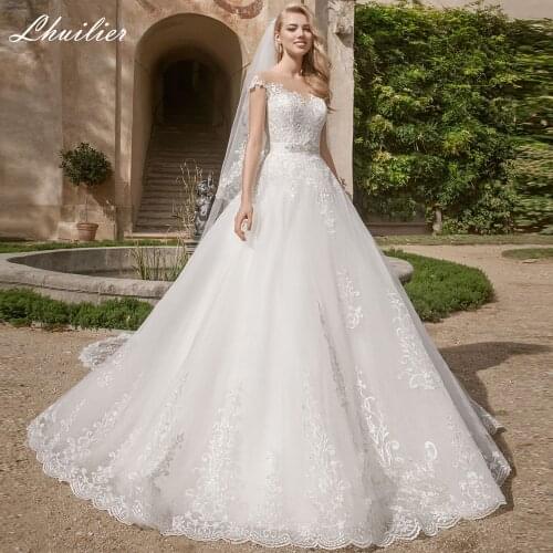 Lhuilier Wedding Dresses With A Train